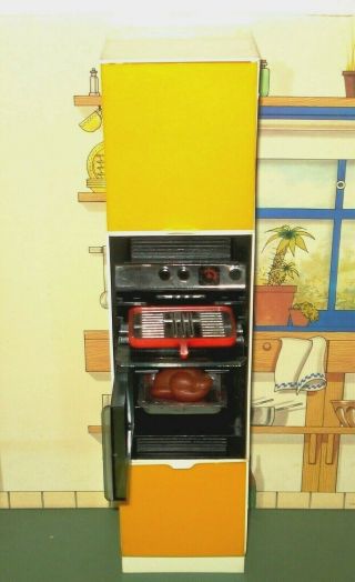 Vintage Pedigree Sindy Wall Oven With All Accessories