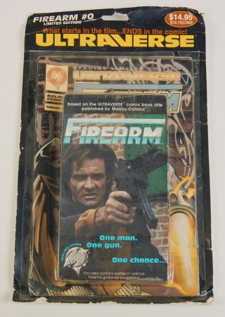 Firearm 0,  Vhs With Card Rare Red Variant James Robinson Ultraverse