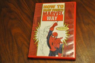 How To Draw Comics The Marvel Way Spider - Man Dvd With Stan Lee Rare Oop Htf