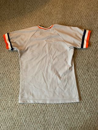 Vintage 80’s Detroit Tigers Sand Knit Blank Jersey USA Made Rare 1980 ' s Sz L 3