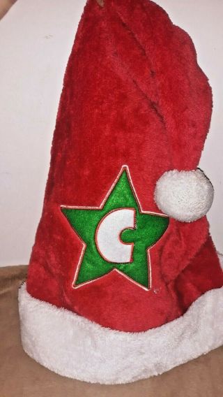 Rare Oversized Chuck E Cheese Christmas Hat Worn By Chuck E.  Himself