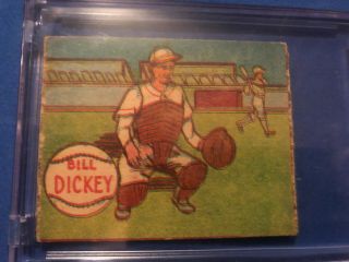 1943 M.  P.  & Co.  R - 302 Bill Dickey York Yankees Hall Of Famer Tough Set Rare