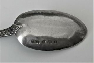 Sterling Silver Tea Spoon 1907 Sydney & Co - Very Clear Hallmark