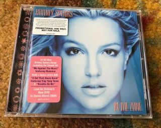 Britney Spears Rare Promo In The Zone Exclusive Cd With Bonus Track 2003