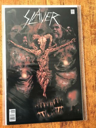 Slayer - Rock N Roll Biography Comic Book 1 Nm Rare Lp