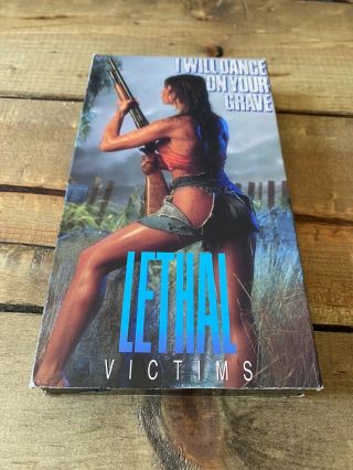 I Will Dance On Your Grave Lethal Victims Vhs Very Rare Magnum Video 1992