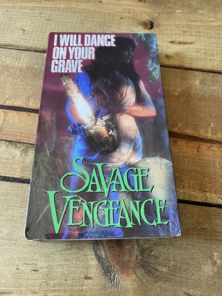 I Will Dance On Your Grave Savage Vengeance Vhs Very Rare Magnum Video 1992