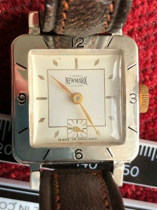 Newmark Crecent 5 Jewel Antique Or Vintage Watch Old And Boxed