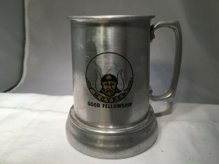 Feramo Grotto M.  O.  V.  P.  E.  R.  Mug Cup Aluminum Vintatge 1970 