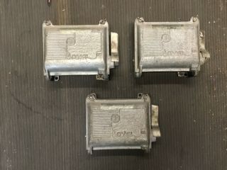 Set Of 3 Vintage Galvanised Cast Iron Industrial Switches