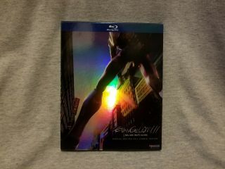 Evangelion 1.  11: You Are (not) Alone (blu - Ray Disc,  2010) Rare Holographic Case
