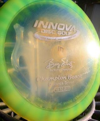 Innova - Rare 2015 Great Cond Penned I - Dyed 2x Schultz Champion Beast - 171g