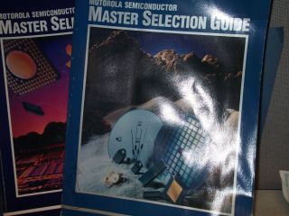 Qty - 2 Motorola Master Selection Guide Databook Rev2 & Rev3 Sg73/d 2 Books Rare