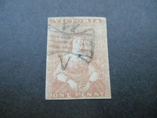 Victoria Stamps: Half Length Imperf - Rare - (i315)