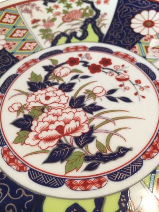 Meiji Japanese Imari Hand Painted Porcelain Plate 8” 3