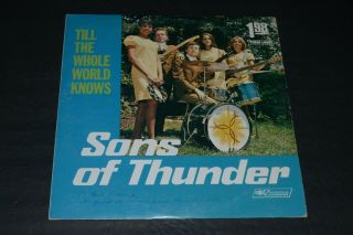 Sons Of Thunder The Whole World Knows Mega Rare Christian Gospel Xian Vocal Pop