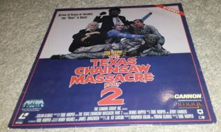Texas Chainsaw Massacre Part 2 1986 Laserdisc Tobe Hooper Media Horror Rare 80s