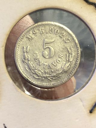 1896 Mo 5 Centavos “rare”
