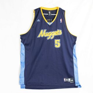Rare Vintage Nba Adidas Denver Nuggets Jr Smith Jersey Mens 3xl Length 2,