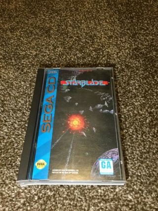 Starblade Sega Cd Complete Rare