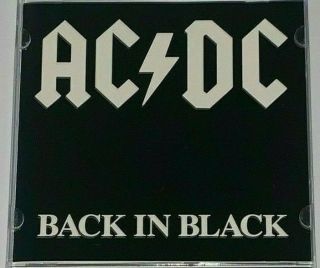 Back In Black By Ac/dc - Dadc Cd Rare
