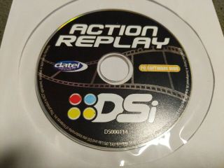 Datel Action Replay Nintendo Dsi Code Manager Pc Software Disc Rare