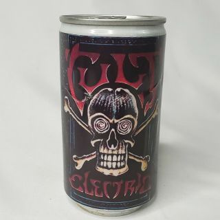 Vtg 1987 The Cult Rare Electric Promo Beer Soda Pop Can Ian Astbury Billy Duffy
