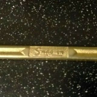 RARE Vintage SNAP - ON TOOLS GOLD TONE CHARM NECKLACE WRENCH SNAP ON PROMOTIONAL 3