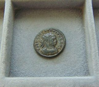 Rare Roman Empire Tacitus Silvered Billon Antoninianus 21mm/3,  4gr