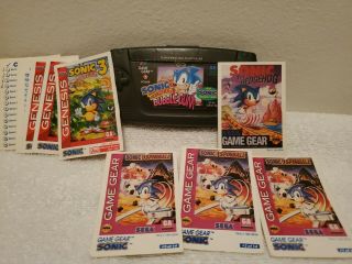 Rare Sonic The Hedgehog Bubble Gum Sega Game Gear Container W/ Cards Amurol 1994