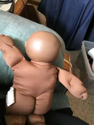 Cabbage Patch Kids Baby Doll 1982 Black African American Bald Boy 2