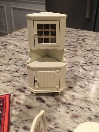 VINTAGE LUNDBY Dollhouse 70 ' S Living Room Dining Room Hutch Phone 3