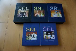 Saturday Night Live Season 1 2 3 4 5 Snl Dvd Boxset Rare Oop Belushi