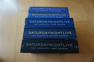 SATURDAY NIGHT LIVE Season 1 2 3 4 5 SNL dvd BOXSET rare OOP Belushi 3