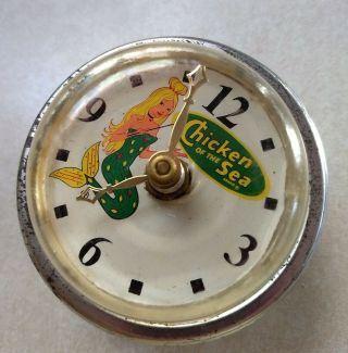 RARE Vintage Chicken Of The Sea Tuna Fish Can Clock 2