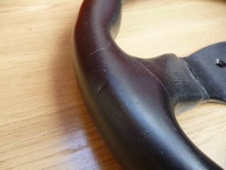 Rare leather MOMO steering wheel 30cm from Italy very small 3