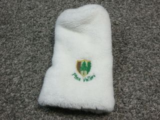 Pine Valley Nj Golf Course Club Putter Fluffy Vintage Am&e Head Cover 5 Rare