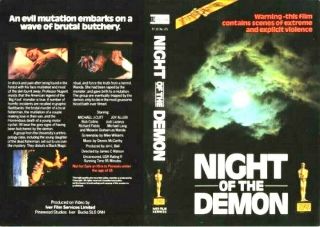Vhs Night Of The Demon 1983 Aka Revenge Of Bigfoot Michael Cutt Ntsc Rare Ifs