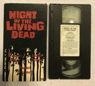 Night Of The Living Dead (vhs) 1985 Rare Horror Collectible Cult Oop