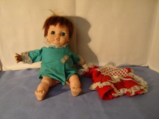 Vintage Attic Find 1968 Ideal Kissin Thumbelina Doll