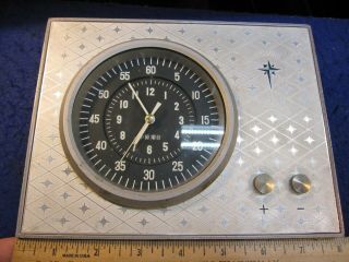 Rare Polaris Sy5 Ships Boat Marine Quartz Chronometer Deck Watch Clock