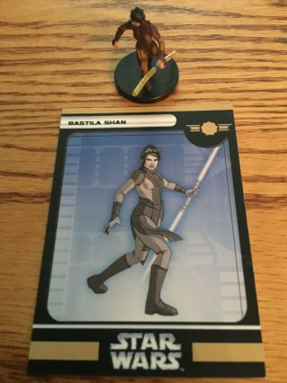 Bastila Shan Star Wars Miniatures Champions Of The Force 1 Very Rare