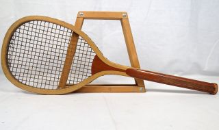 Antique Wright Ditson Tennis Racquet Racket 1891 - 1899 Strings Rare