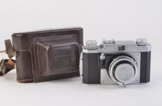 Rare Vintage Sierra 35mm Camera W/tokina Tokinon 45mm F3.  5 Lens,  Case Read