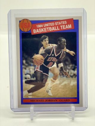 Michael Jordan 1984 Rookie Dream Team Usa Pink Back 2 Unc Beauty Rare Wow $200,
