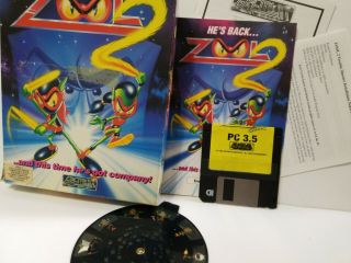 Zool 2 Gremlin Floopy Disc Pc Game Vintage Rare 1983