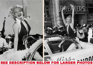 Marilyn Monroe Parade For Marilyn (2) Rare 8x10 Photos
