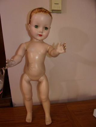 Vintage 24 " Sweet Sue American Character Hard Plastic Walker Doll
