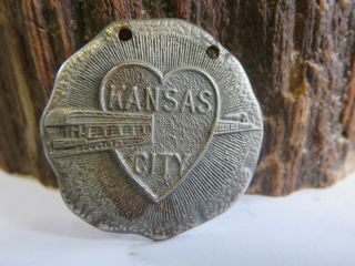 Antique Thornton & Minor Sanitarium Kansas City Mo Vintage Train Keychain Kca3