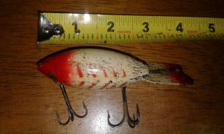 Vintage Bomber or Bomber Type lure - Old Wood Bait 2